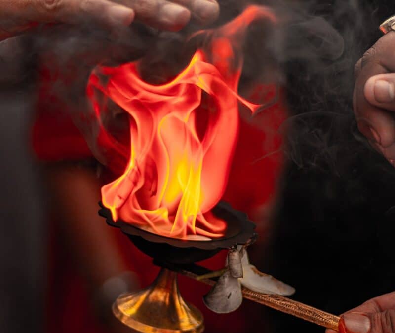 Let me guard the holy fire
