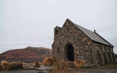 Praying in a deserted church