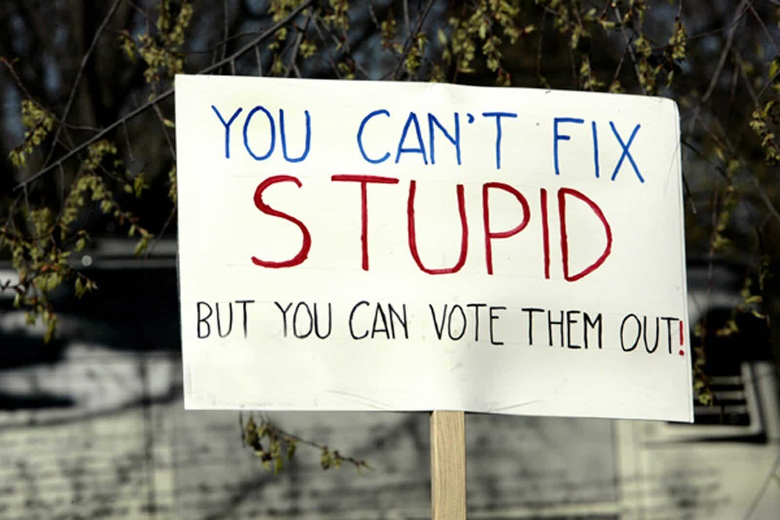 Vote them out of office.